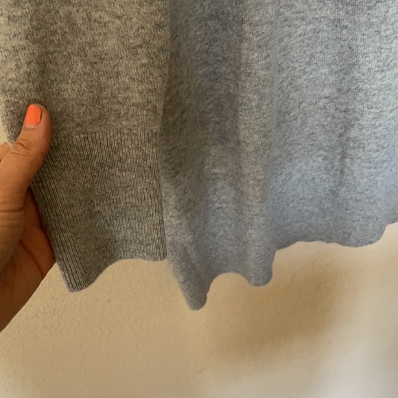 SOLD Everlane Cashmere Turtleneck Mini Dress Gray - Picture 4 of 6